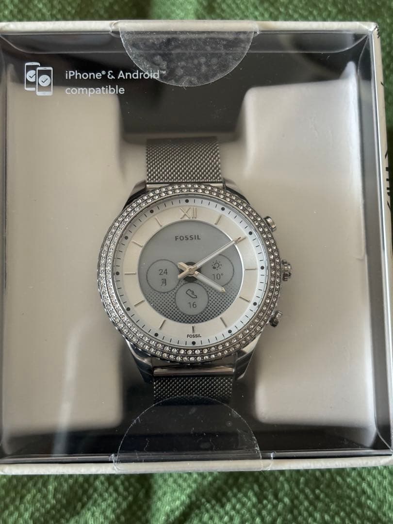 FOSSIL ストーン装飾 デジタル腕時計