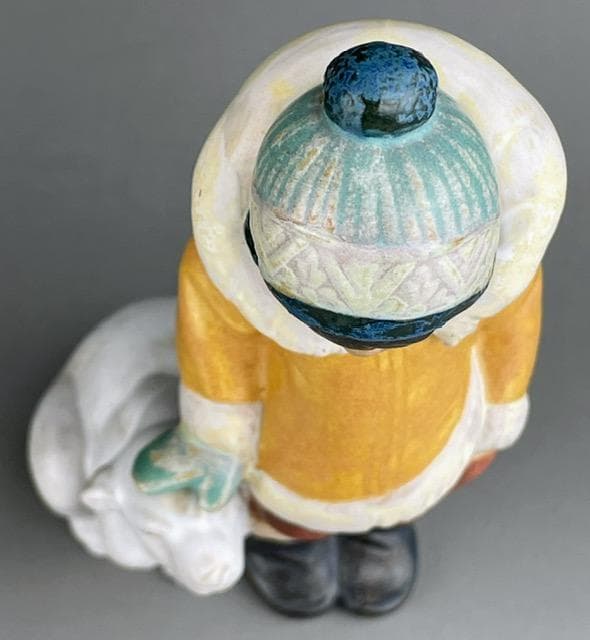 【美品】 リヤドロ 子熊とエスキモー グレス フィギュリン リアドロ オブジェ