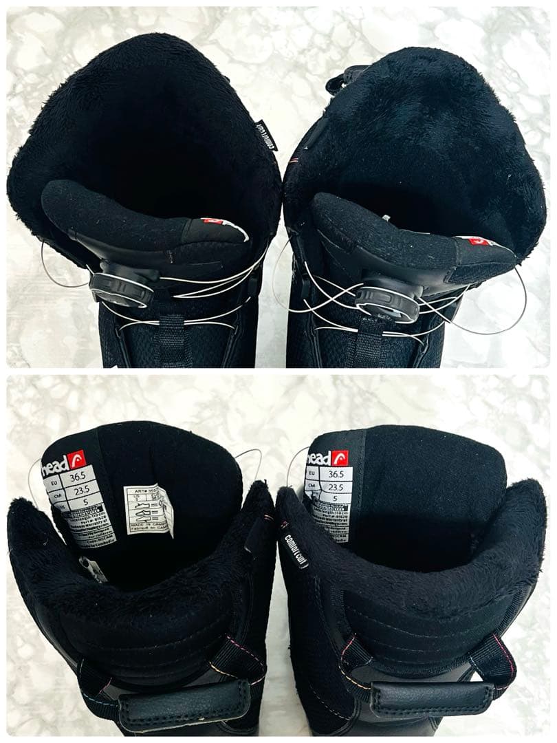 【美品】 HEAD レディース スノーボード ブーツ 23.5 BOA 初心者