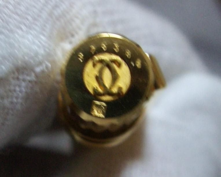 【未使用品】Must de Cartier ゴールドボールペン