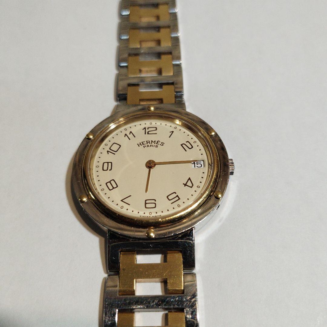 い*様 HERMES クォーツ腕時計 ゴールド/シルバー207673