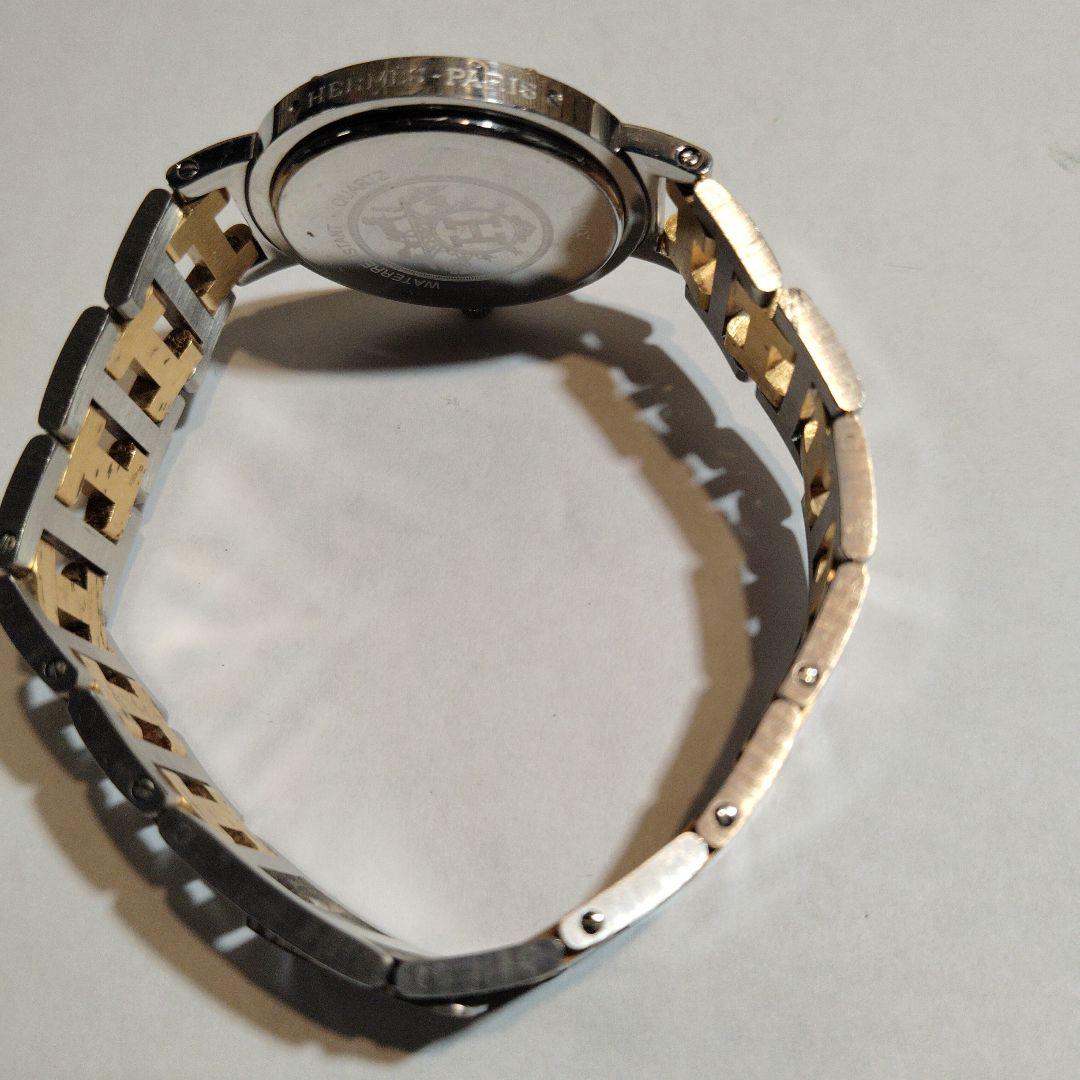 い*様 HERMES クォーツ腕時計 ゴールド/シルバー207673