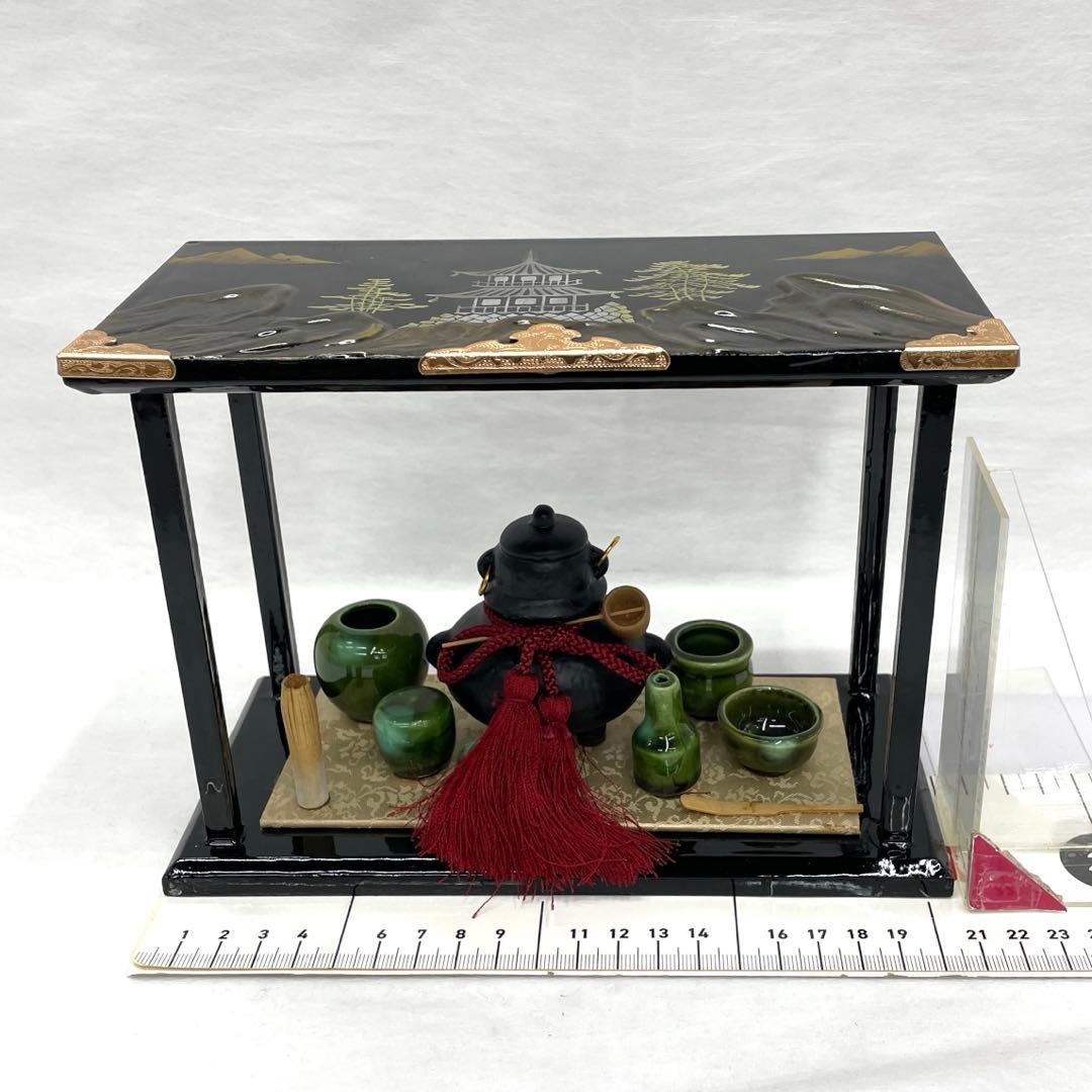 雛人形　桃の節句　雛道具　特大　山水蒔絵