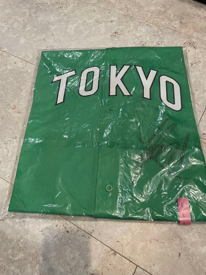 ヤクルト応援グッズ　2025燕パワーユニ＆キャップ　サイン入り#沼田選手71