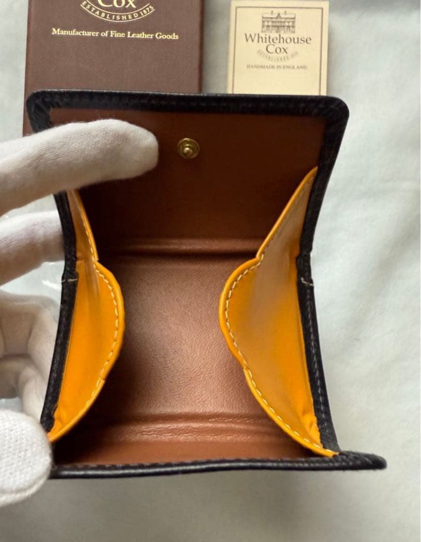 新品　ケース ホワイトハウスコックス　ネイビー