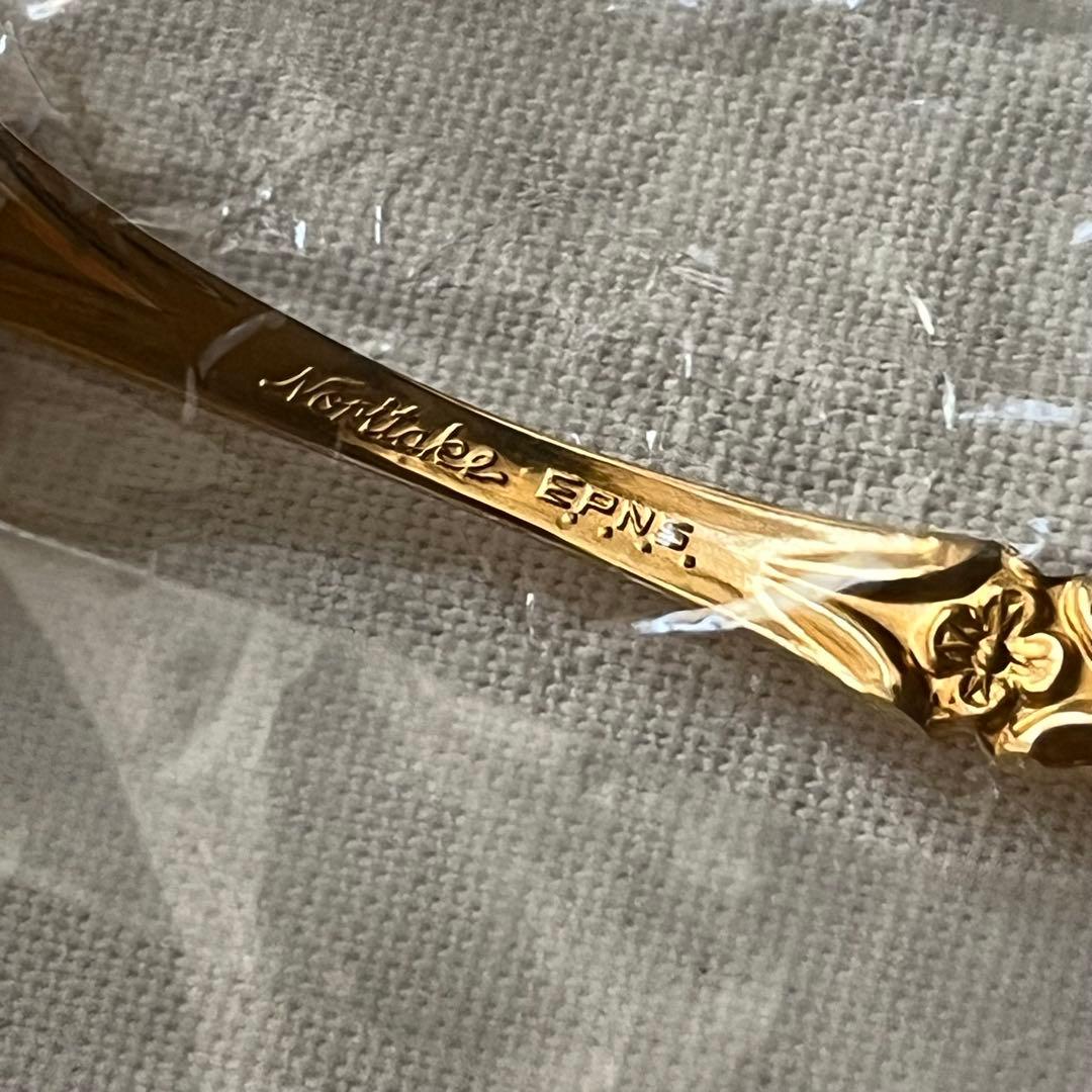 ノリタケ クリスティーヌ ゴールド ティースプーン ヒメフォーク カトラリー