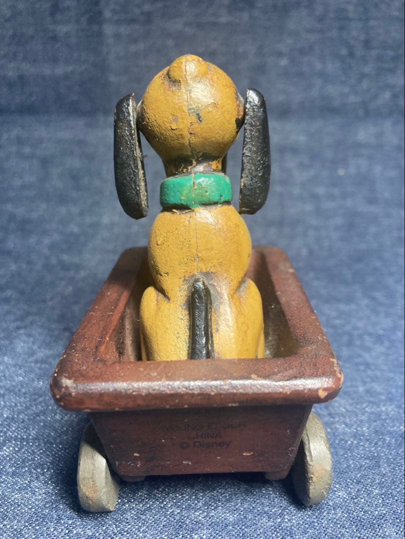 ヴィンテージ 鉄製 ミッキー ミニー　プルート 置物 3体セット