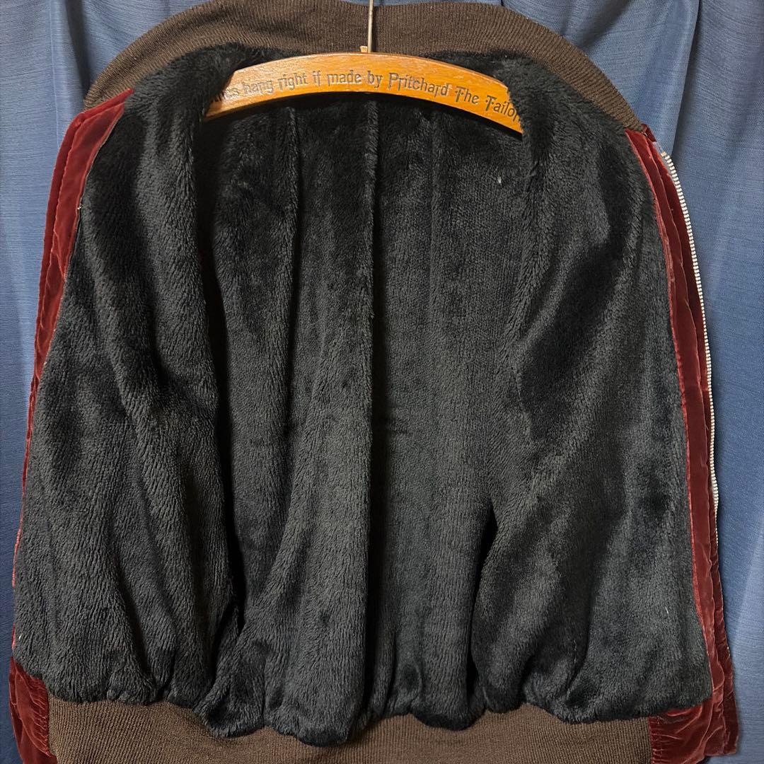 スカジャン　ベロア　ベルベット　Vintage