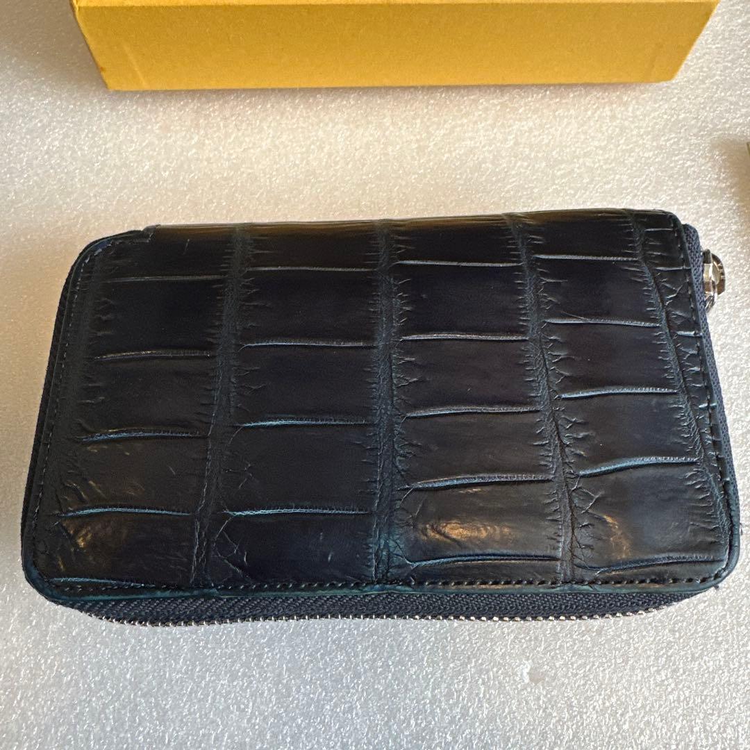 itti 【一番人気】CRISTY SMART MIDクロコダイルレザーネイビー