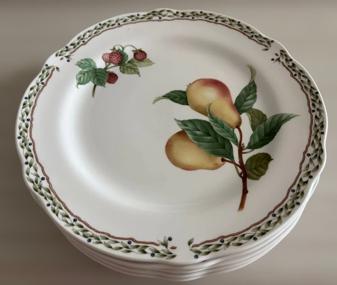 ノリタケロイヤルオーチャード果物デザインプレート5枚セット