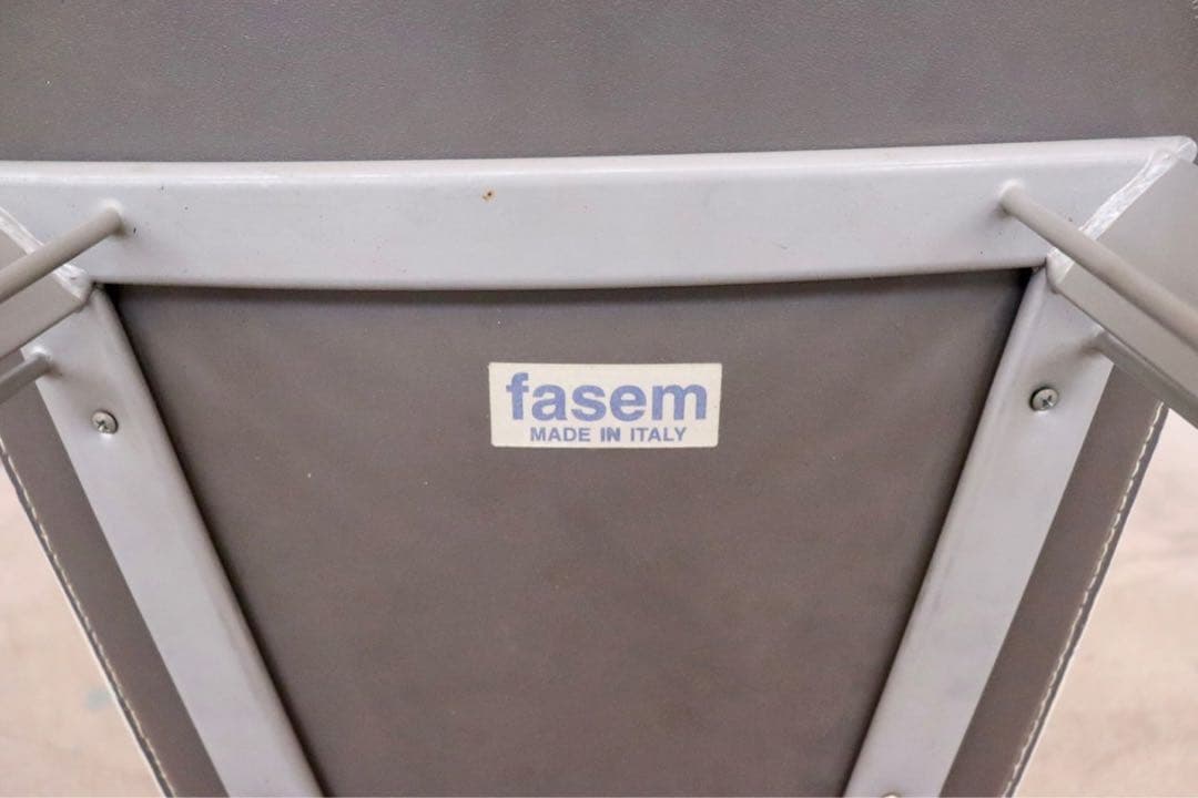 GMIK129○fasem / ファセム イタリア ビンテージ レザー チェア