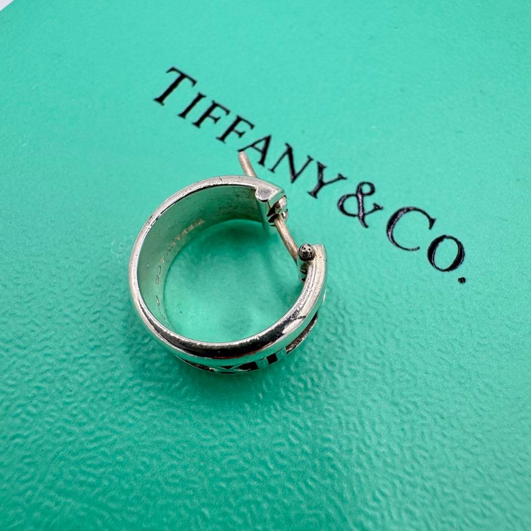 Tiffany&co アトラスピアス ワイド フープ 片耳 シルバーユニセックス