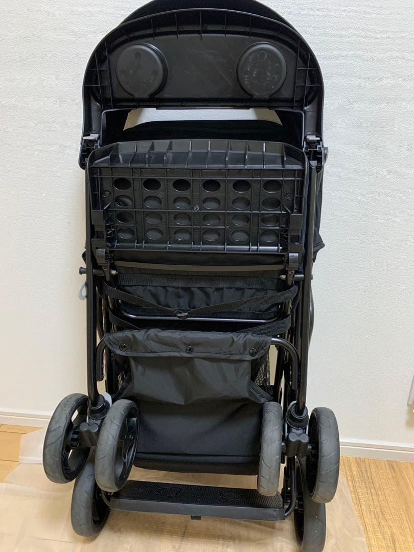 Nebio Amitie 二人乗りベビーカー ブラック