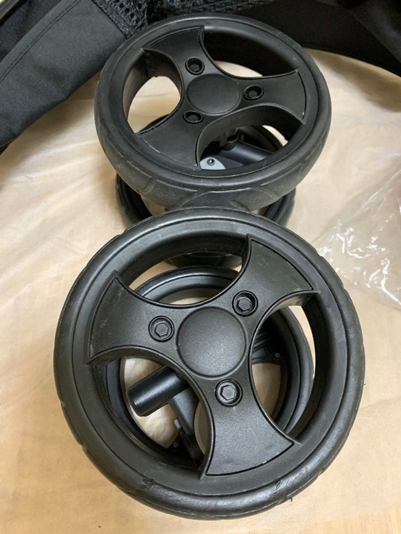 Nebio Amitie 二人乗りベビーカー ブラック