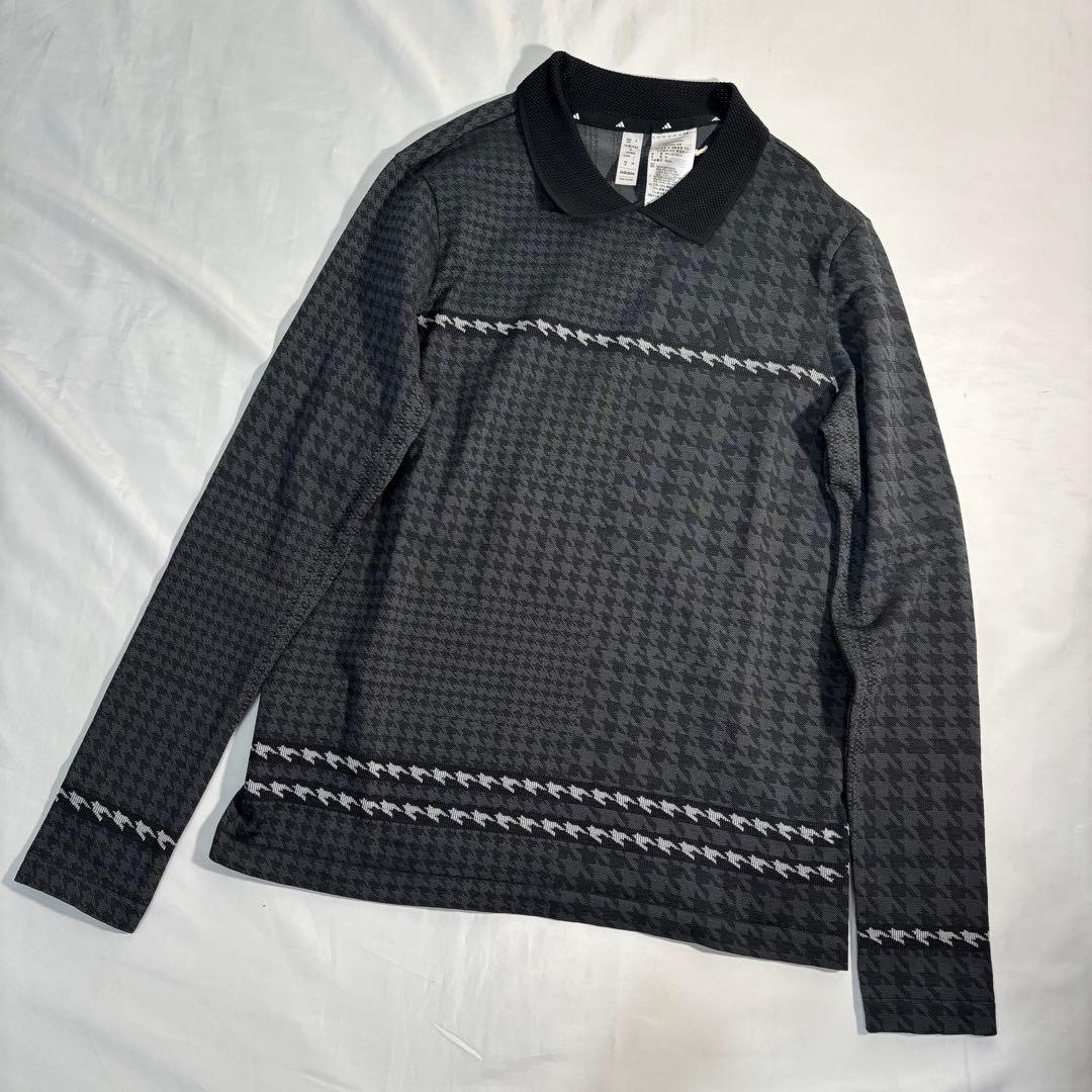 新品adidas ゴルフPRIMEKNITポロ襟シャツ　プリーツスカート