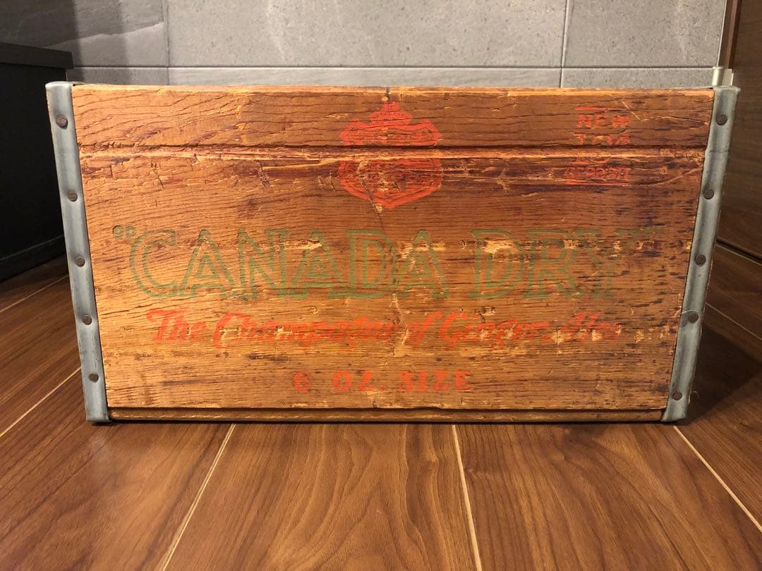カナダ　ドライ ヴィンテージ木箱