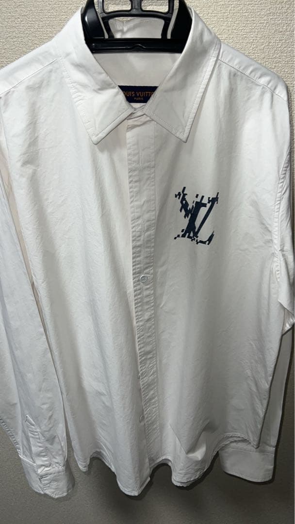 LOUIS VUITTON ホワイト長袖シャツ
