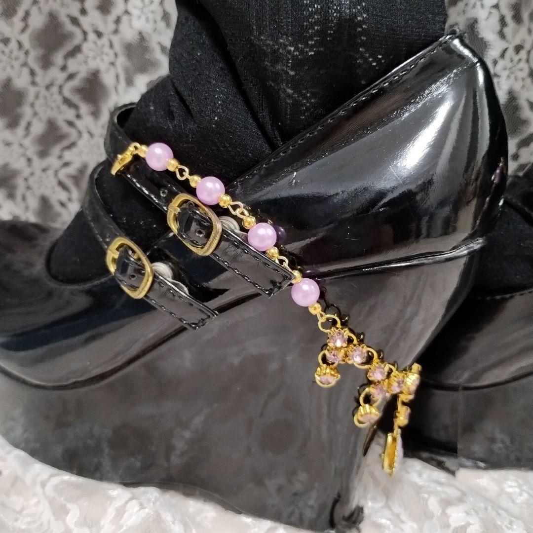 スニーカーアクセサリー　ヒールアクセサリー　アンクレット　羽織ピン