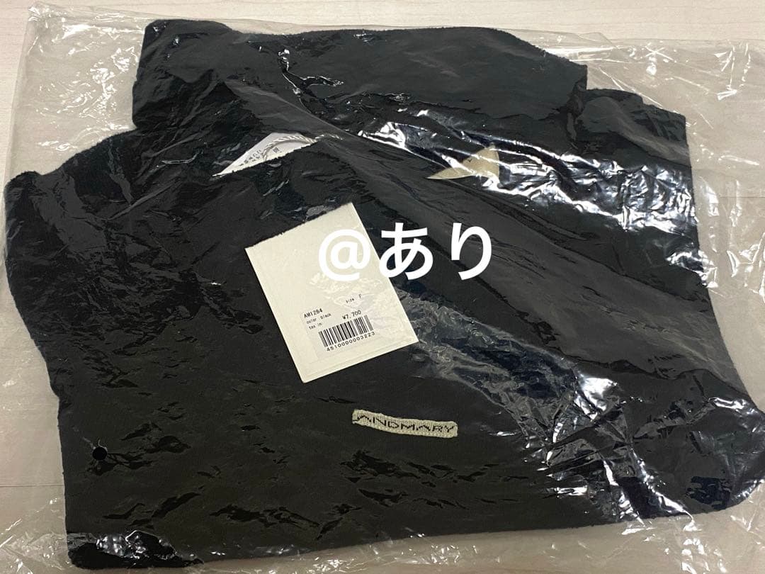 【新品】andmary Avrill ribbon tops black