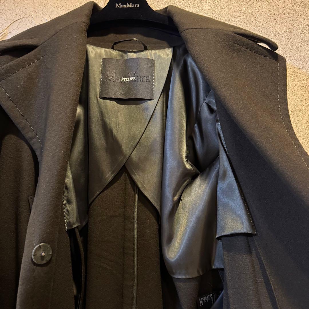 Max Mara マックスマーラ　アトリエ　Atelier ロングコート　カーキ