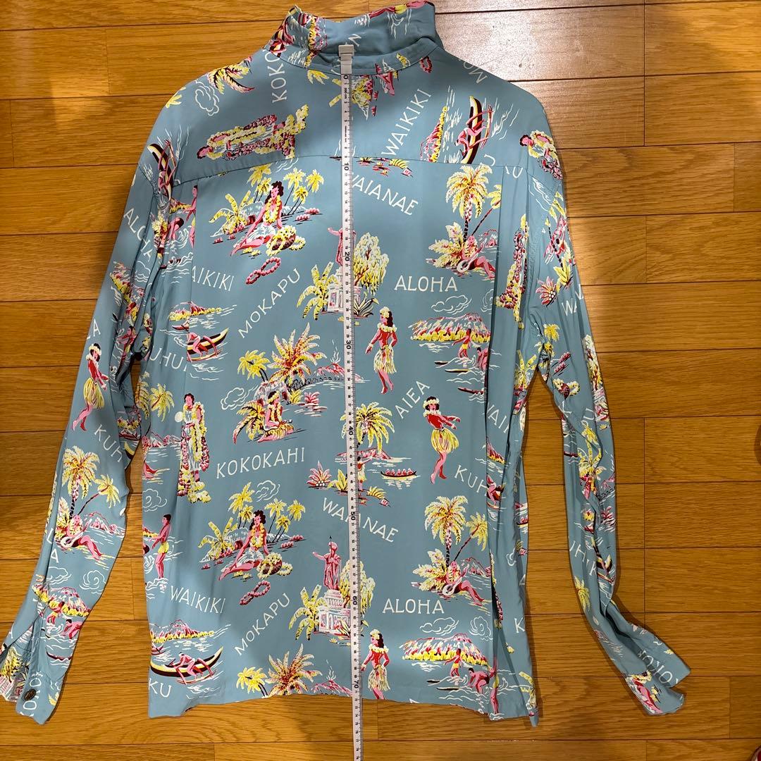 SUN SURF サンサーフ　フラガール　アロハシャツ長袖
