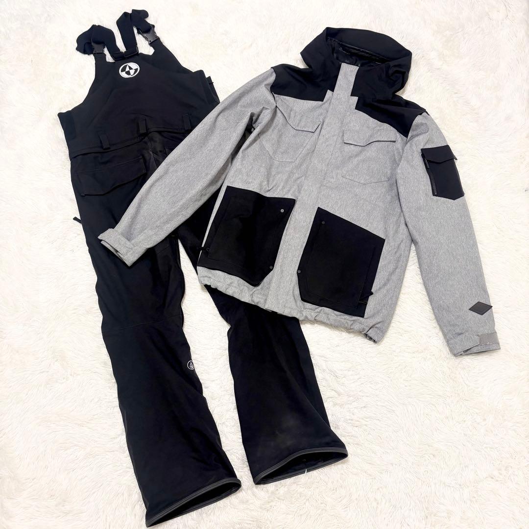 VOLCOM 上下セット XL L 耐水15K/10K スノーボードウェア