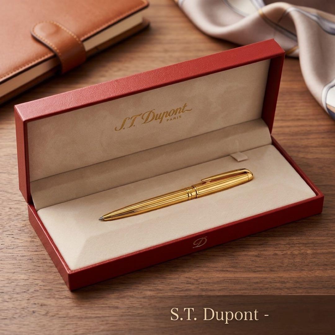 【極美品】S.T. Dupont デュポン クラシック ボールペン ゴールド