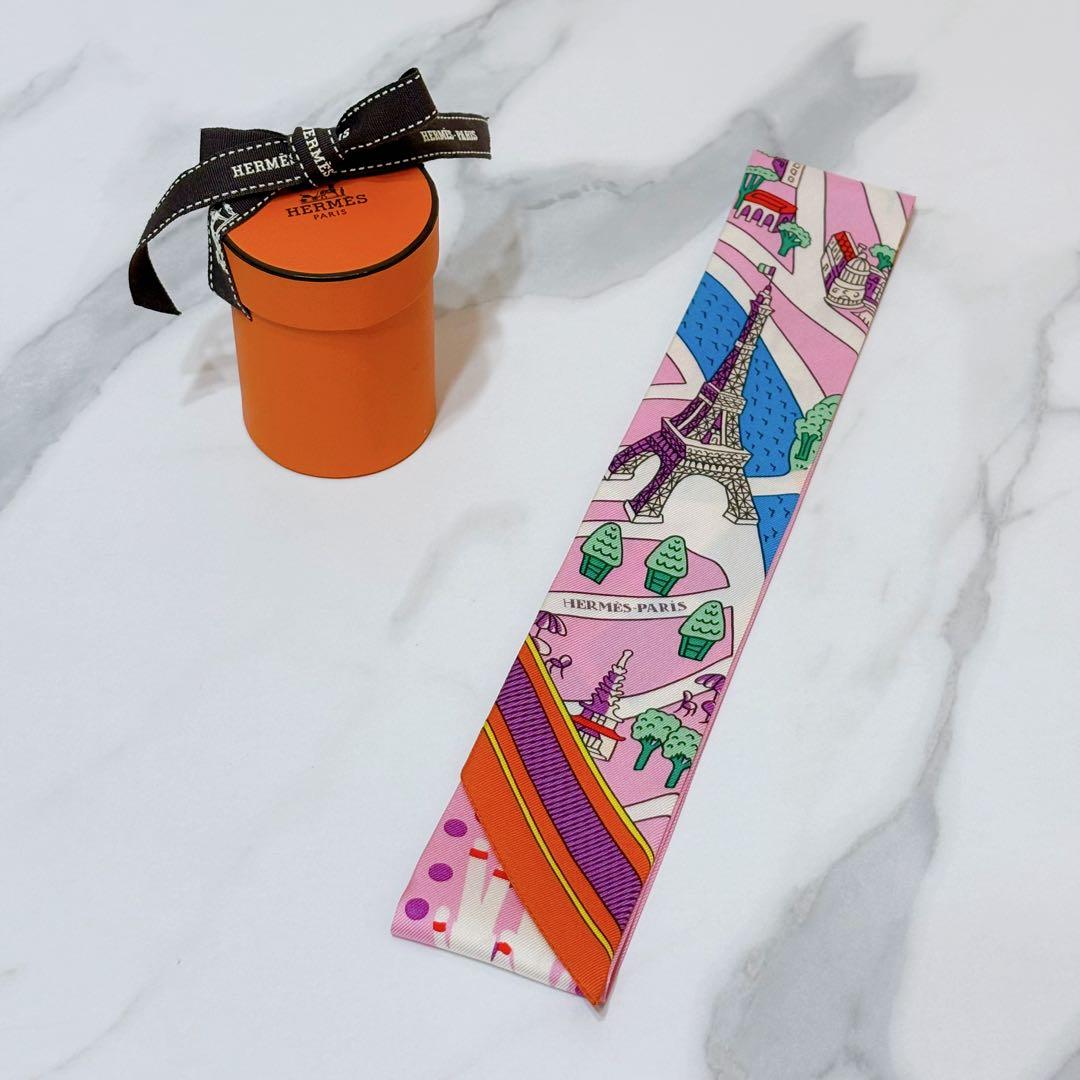 HERMES ツイリー エルメス 新パリの恋人たち