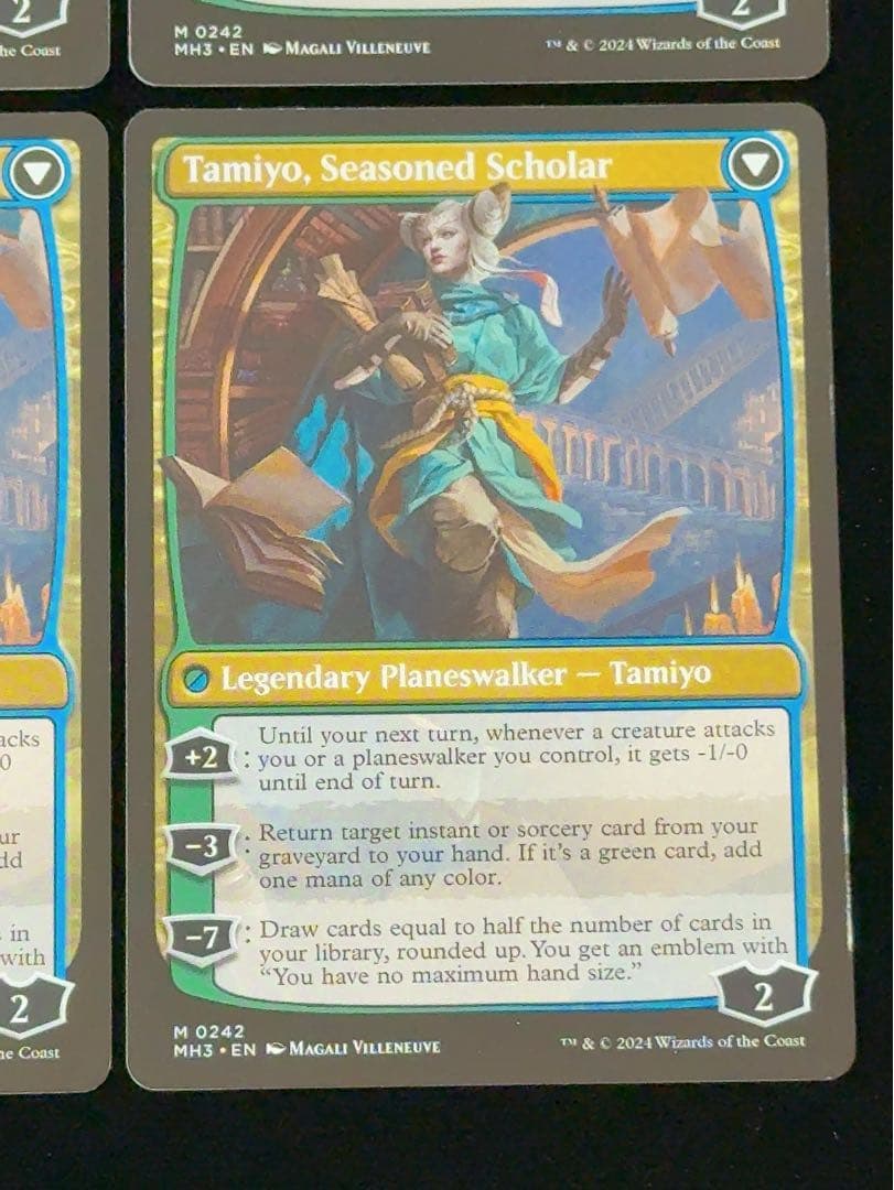 【1枚PW面の白かけ】知りたがりの学徒、タミヨウ　英語　4枚