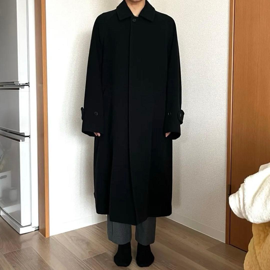 AURALEE 21AW サイズ1 カシミアウール モッサー ステンカラーコート