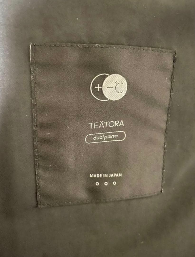 TEATORA（テアトラ） Wallet Coat DP／ウォレットコート／黒3