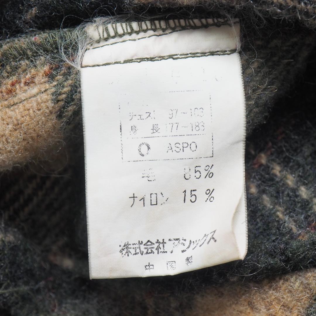 ウールリッチ　アシックス社製　ウールジャケット　チェック柄　美品