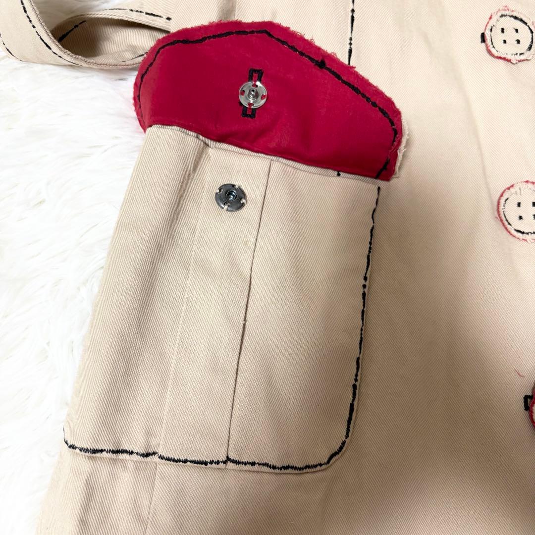 MOSCHINO CHEAP & CHIC＊ステッチデザイントレンチコート 42