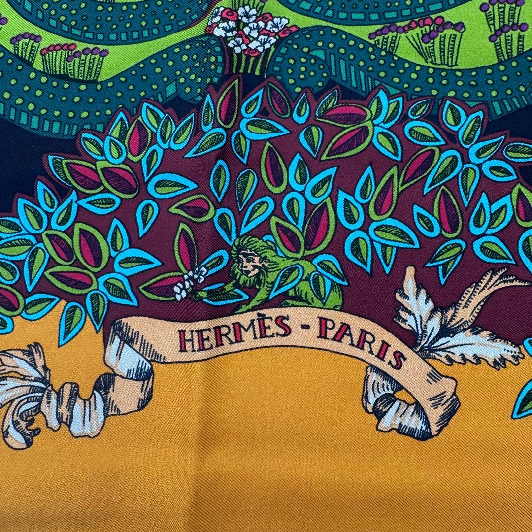 エルメス HERMES カレ90 LES PARADIS DU ROY 王の楽園