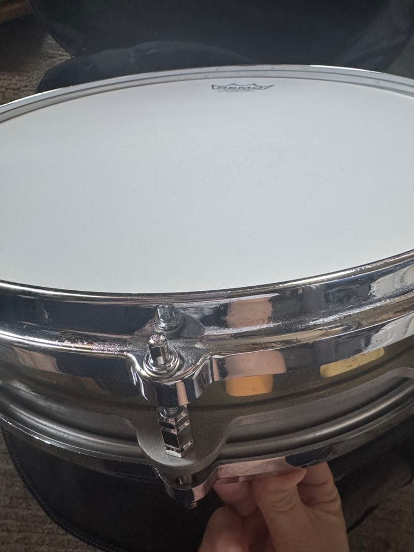 パール ピッコロスネアドラム フリーフローティングブラス 14✖️3.5