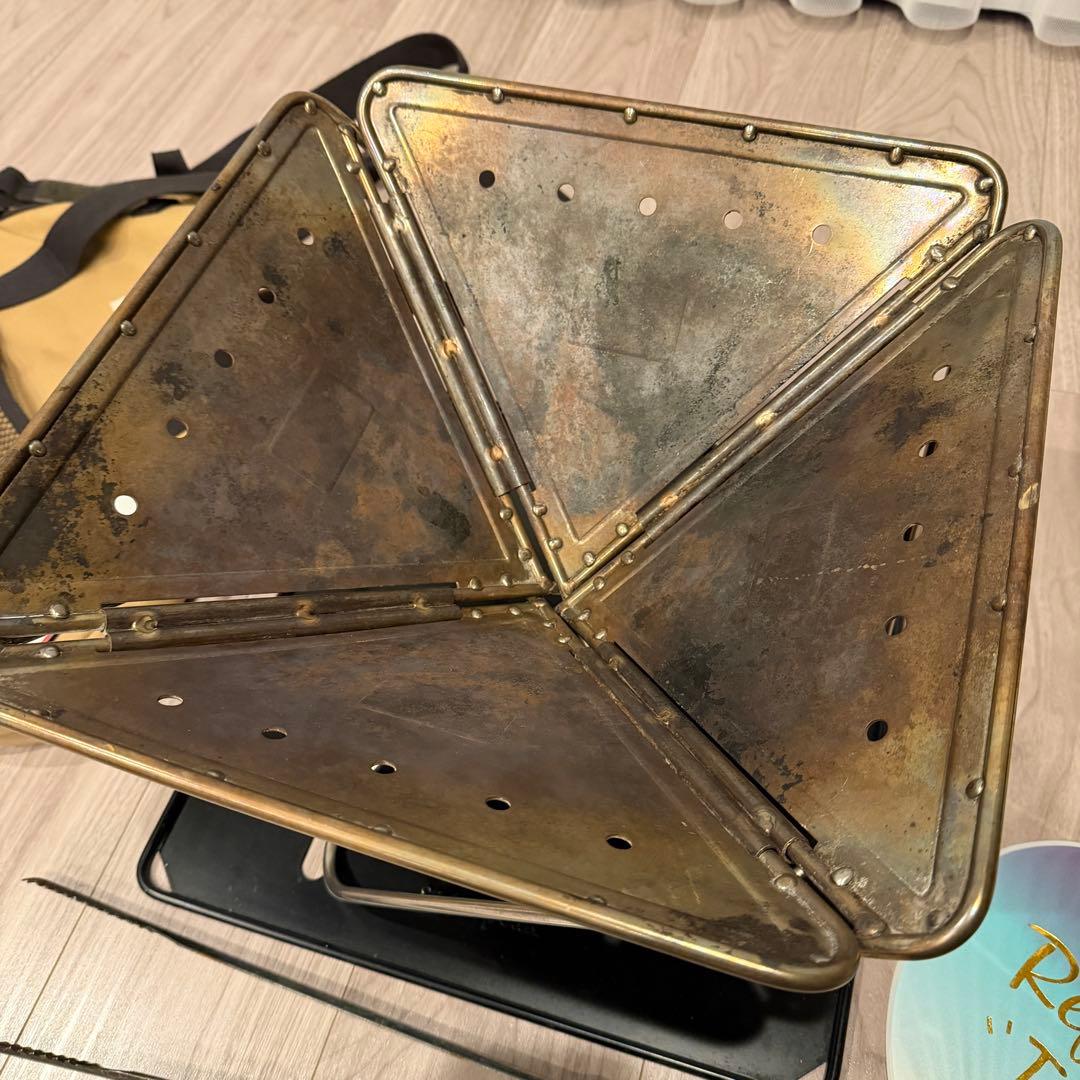 スノーピーク 焚き火台M ７点セット グリルブリッジ 焼網ProM スターター含