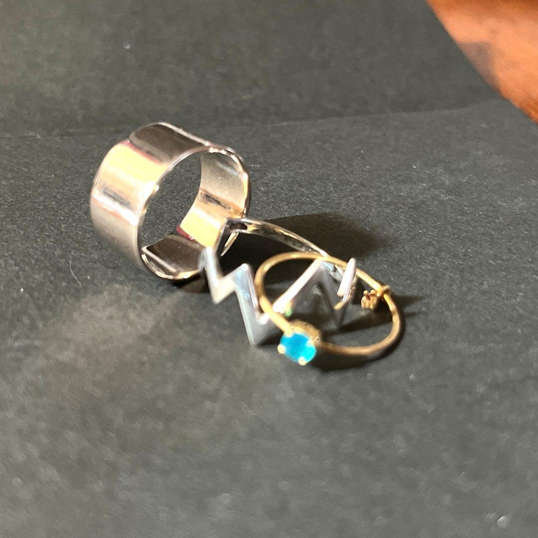 イーエムe.mファランジピンキーリング三点セット