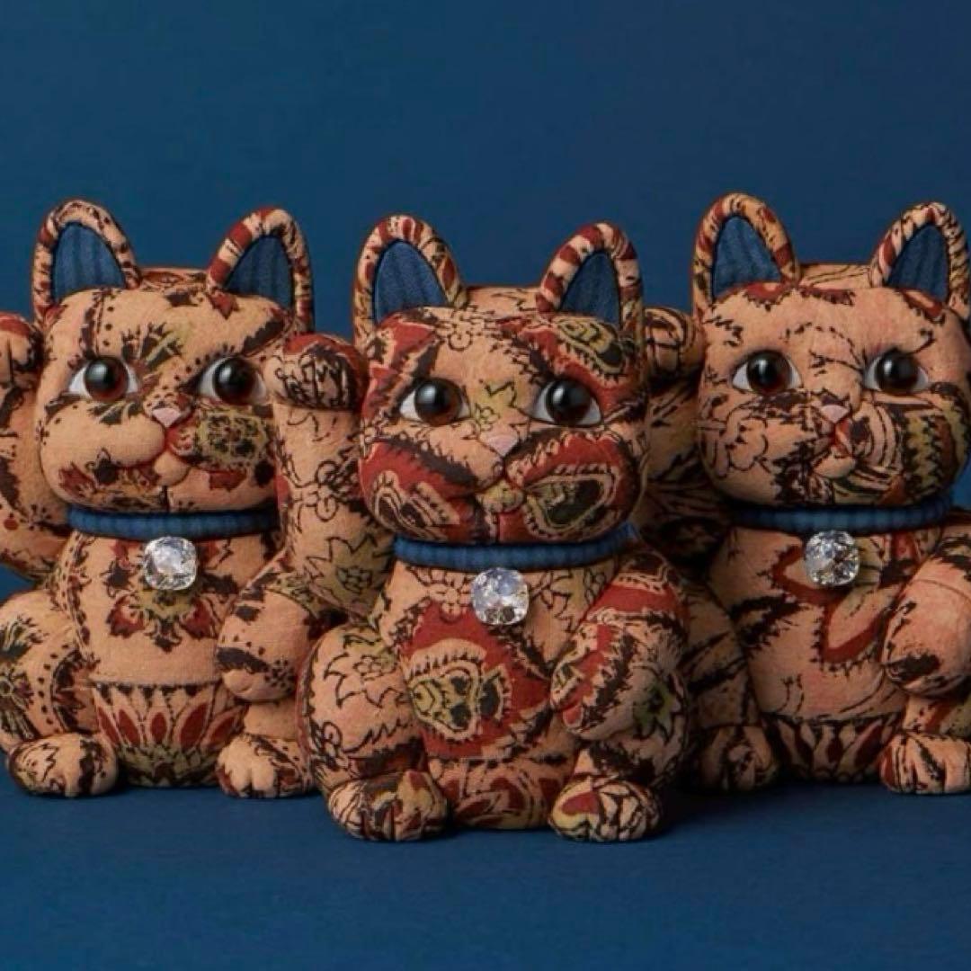 未使用送料込！柿沼東光 招き猫