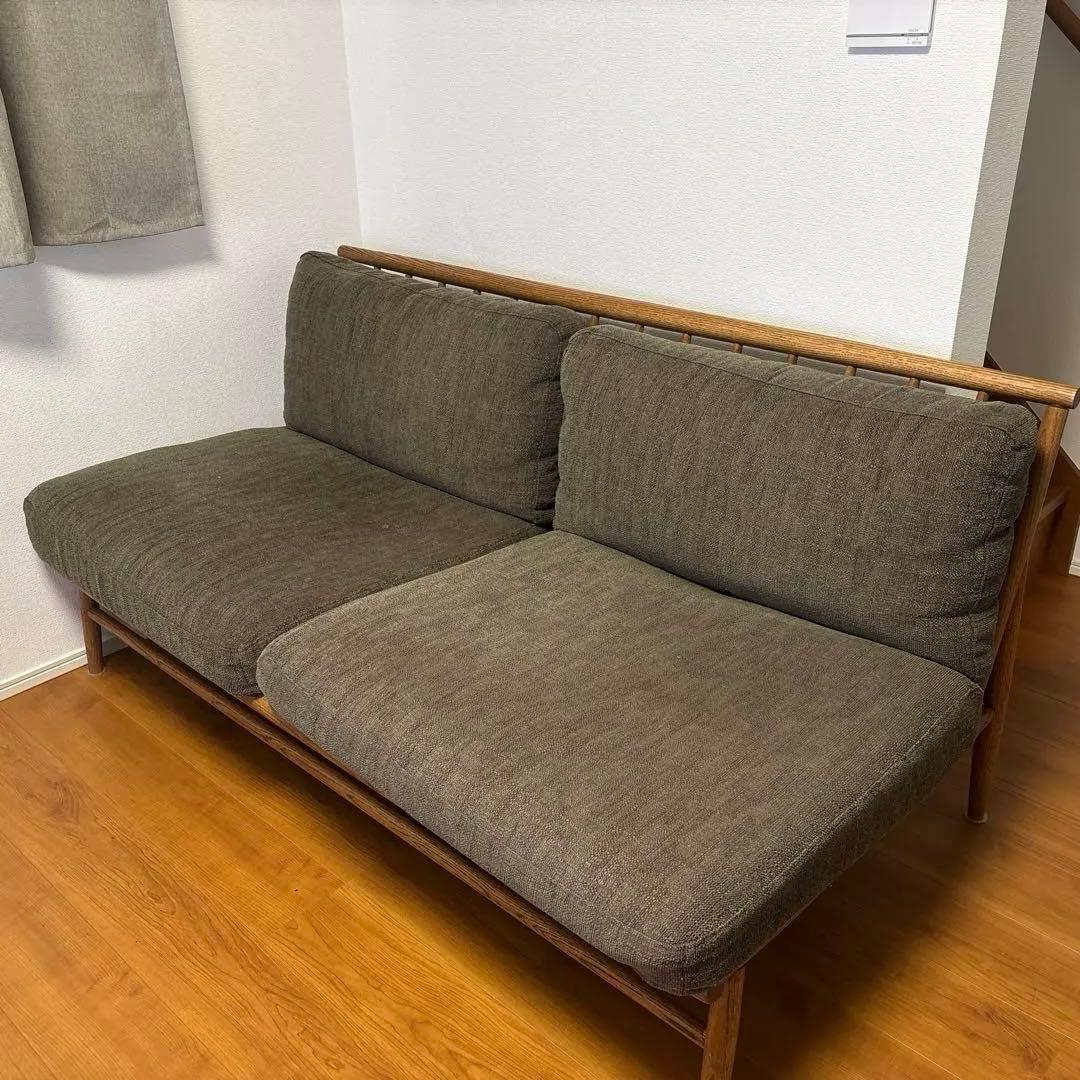 モモナチュラル/クラウドソファ/