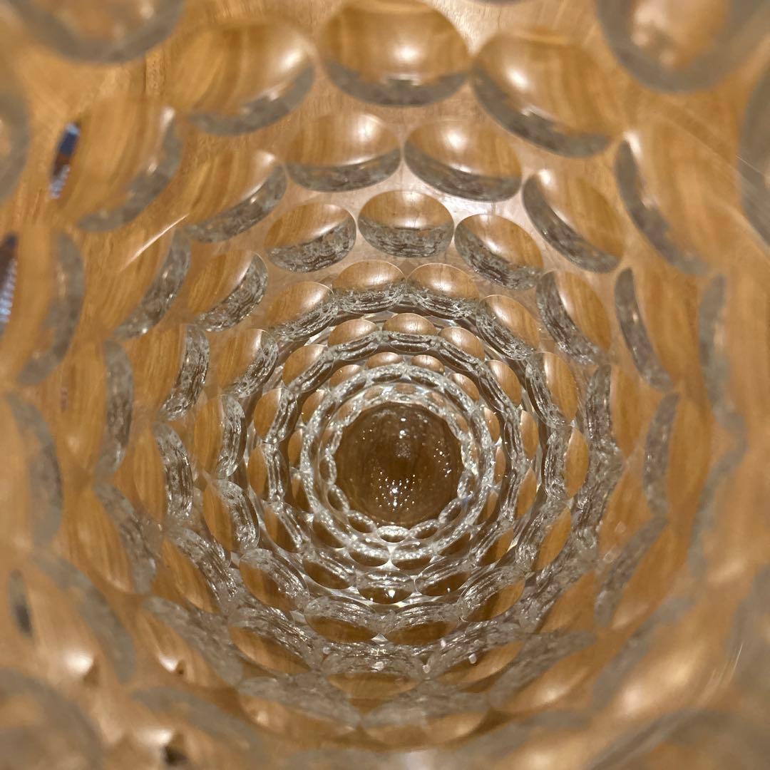 ビンテージ　チェコスロバキア製　Sklo Union フラワーベース