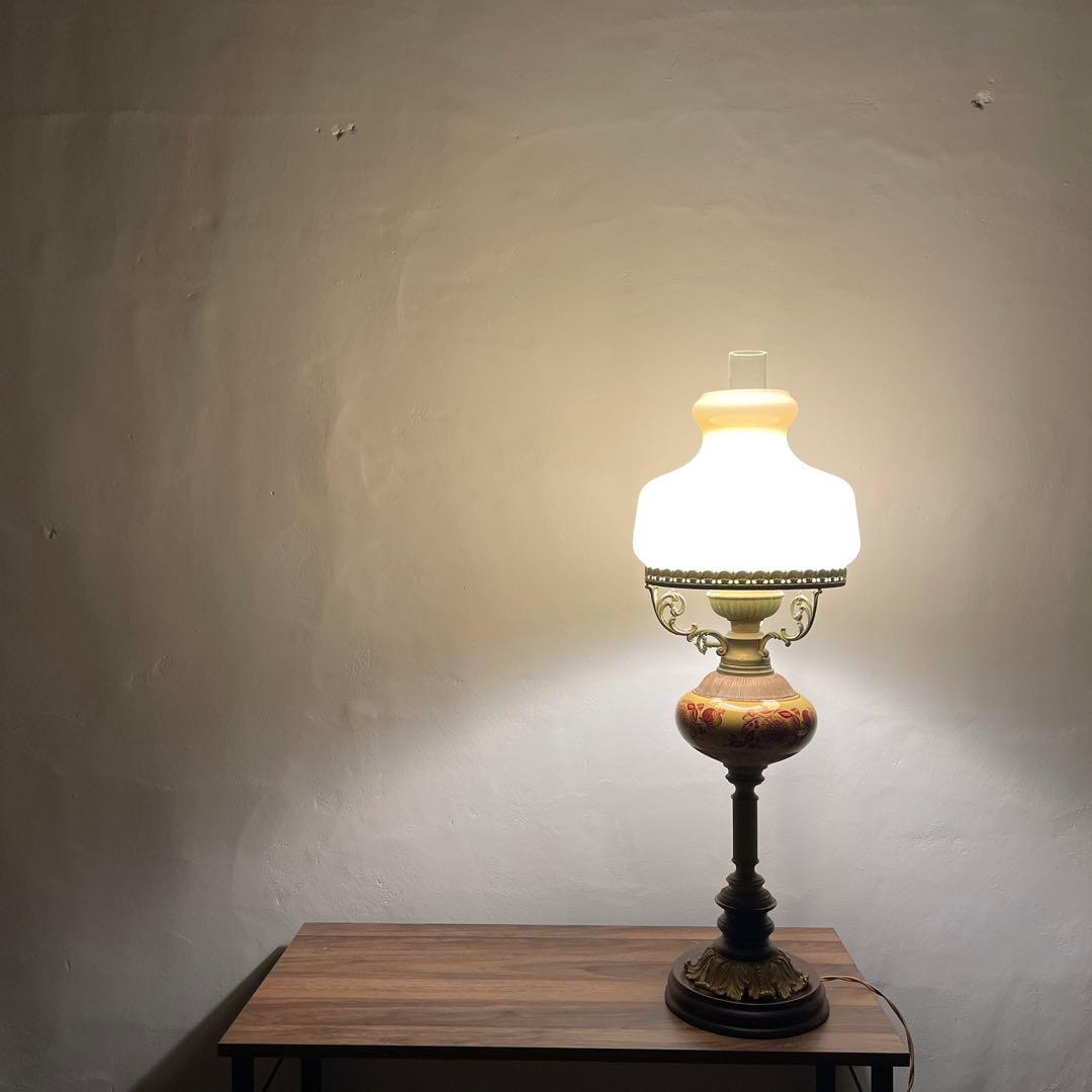 オールドヴィンテージ　オイルランプ型 スタンドライト