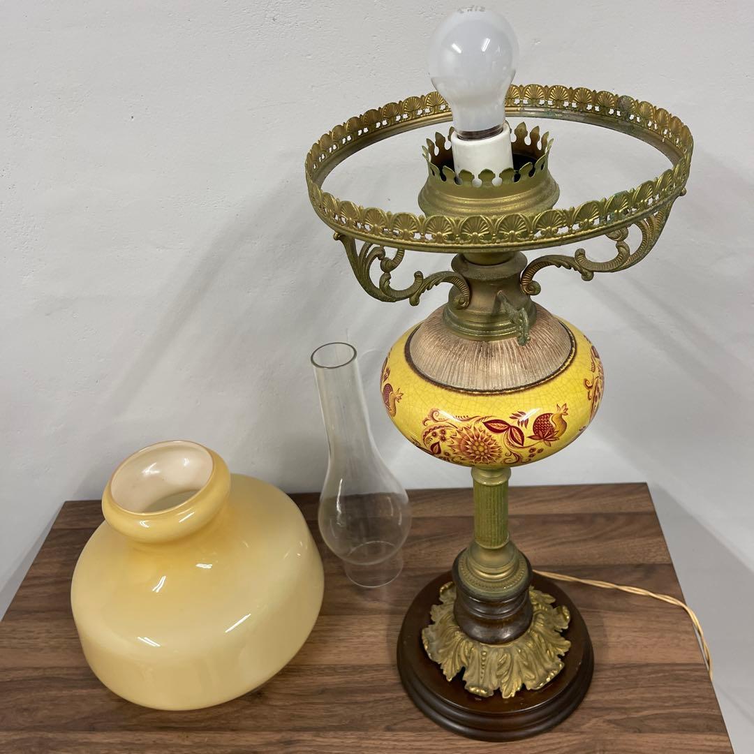 オールドヴィンテージ　オイルランプ型 スタンドライト