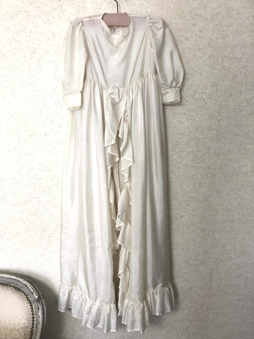 フランスアンティーク　コミュニオン　ドレス　初聖体 ハンガー付き