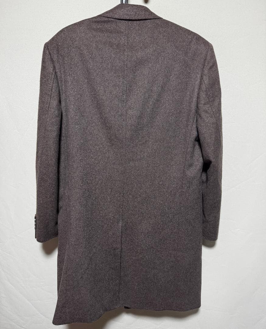 ErmenegildoZegna ゼニア カシミヤ100% チェスターコート S