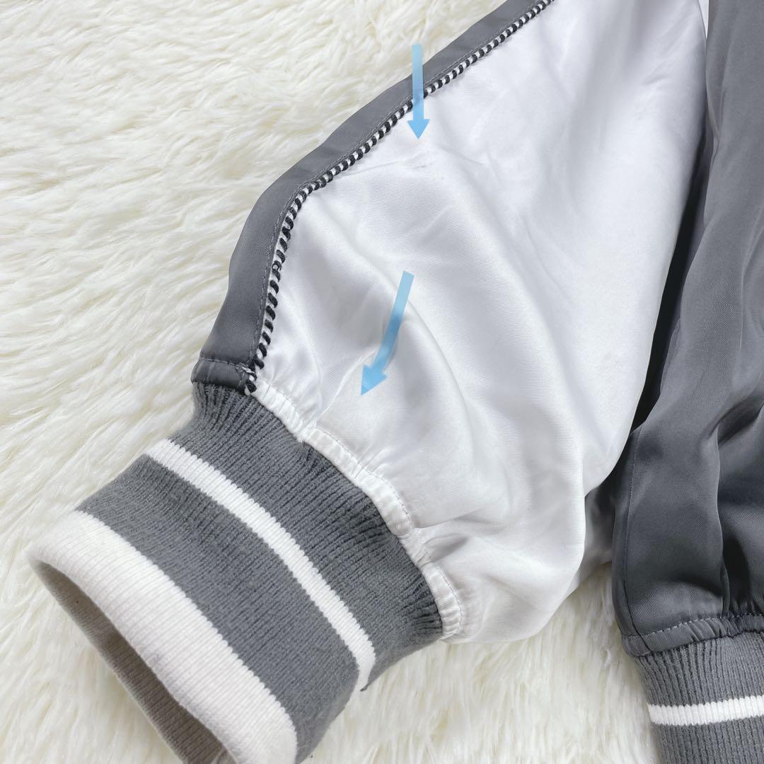 【コンバーストウキョウ】メンズ 長袖 スカジャン アウター F ダークグレー系