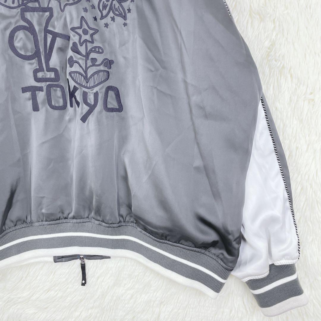 【コンバーストウキョウ】メンズ 長袖 スカジャン アウター F ダークグレー系