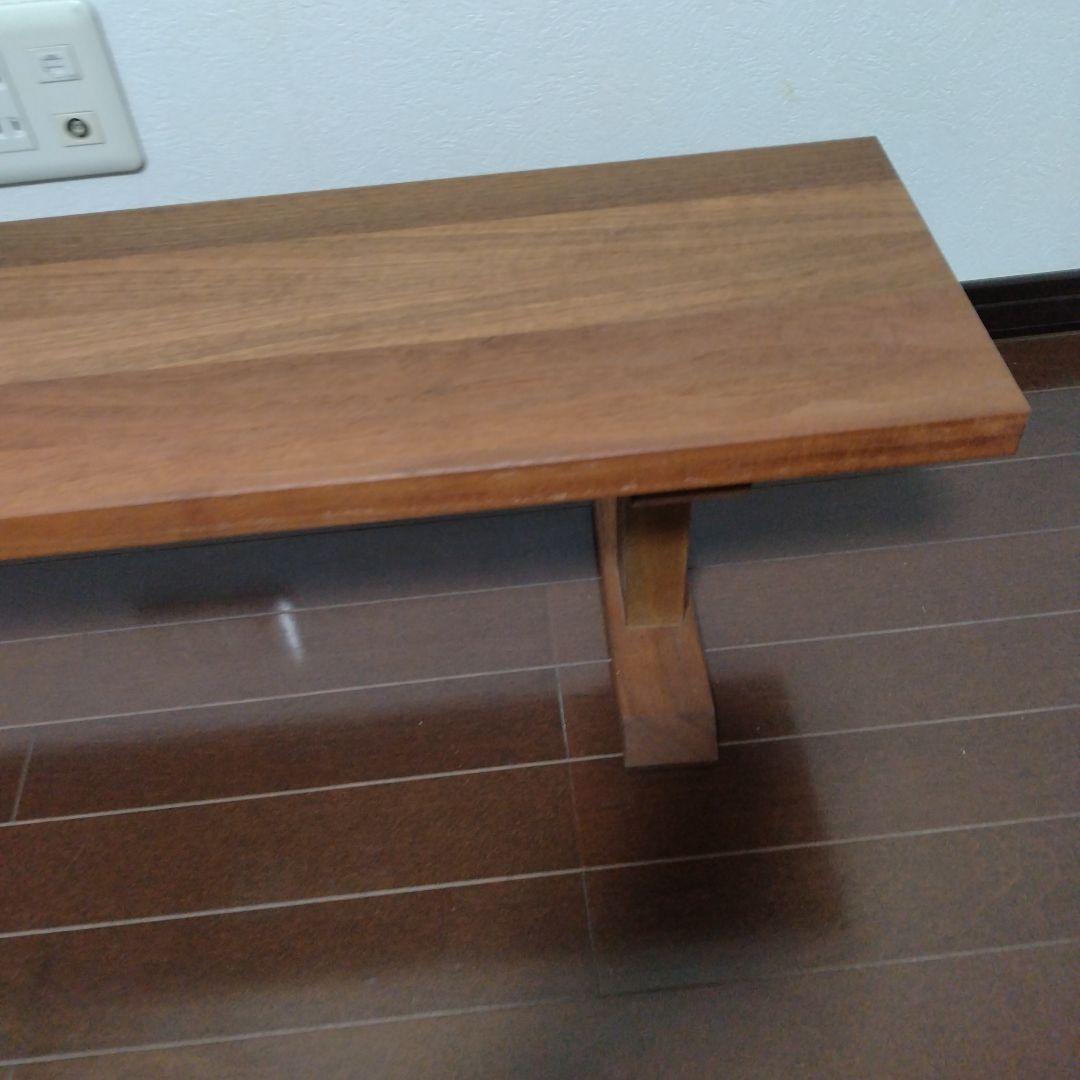 ローテーブル　テレビ台　ウォールナット　無垢