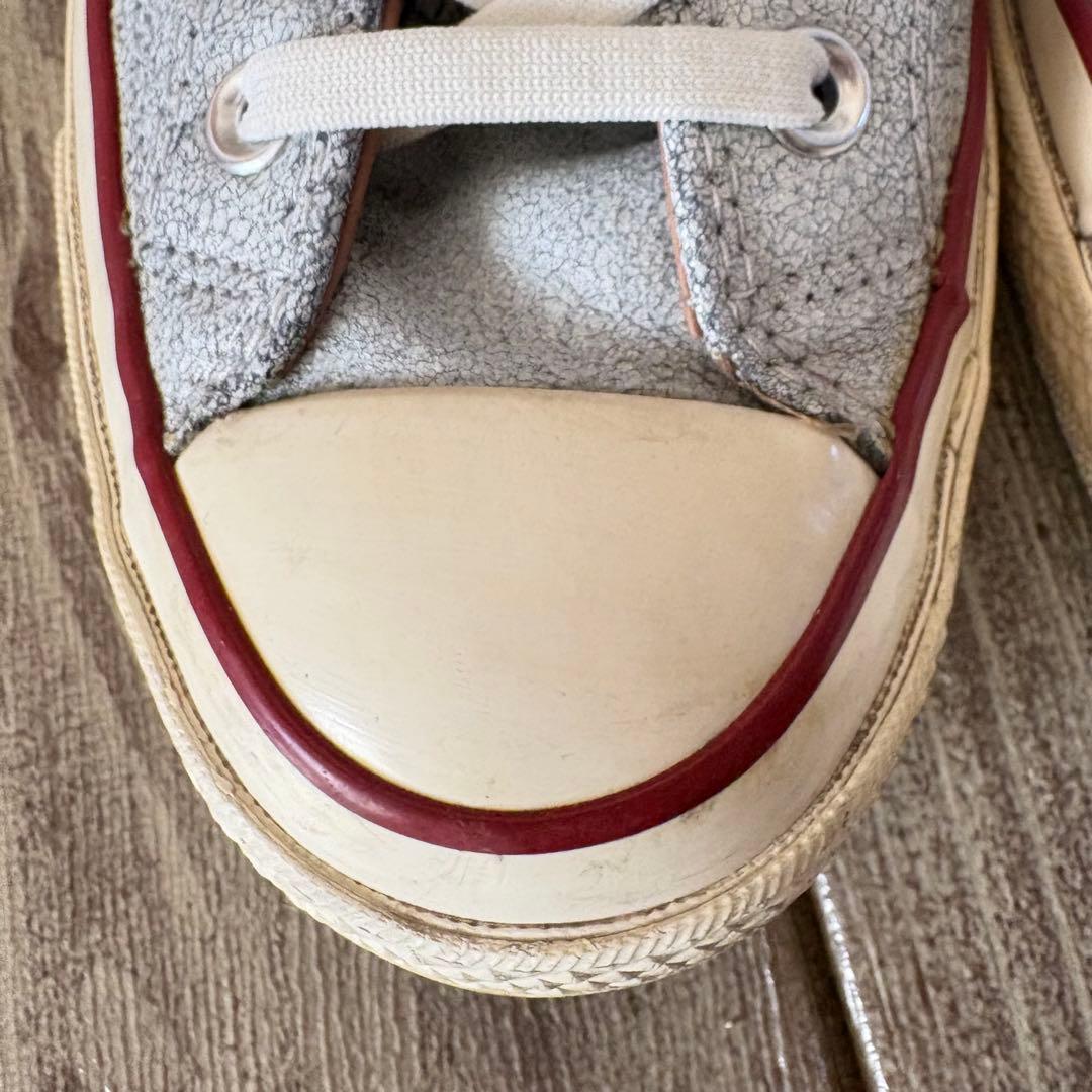 コンバース レザーチャックテイラー 26.0 クラック加工 CT70 Low