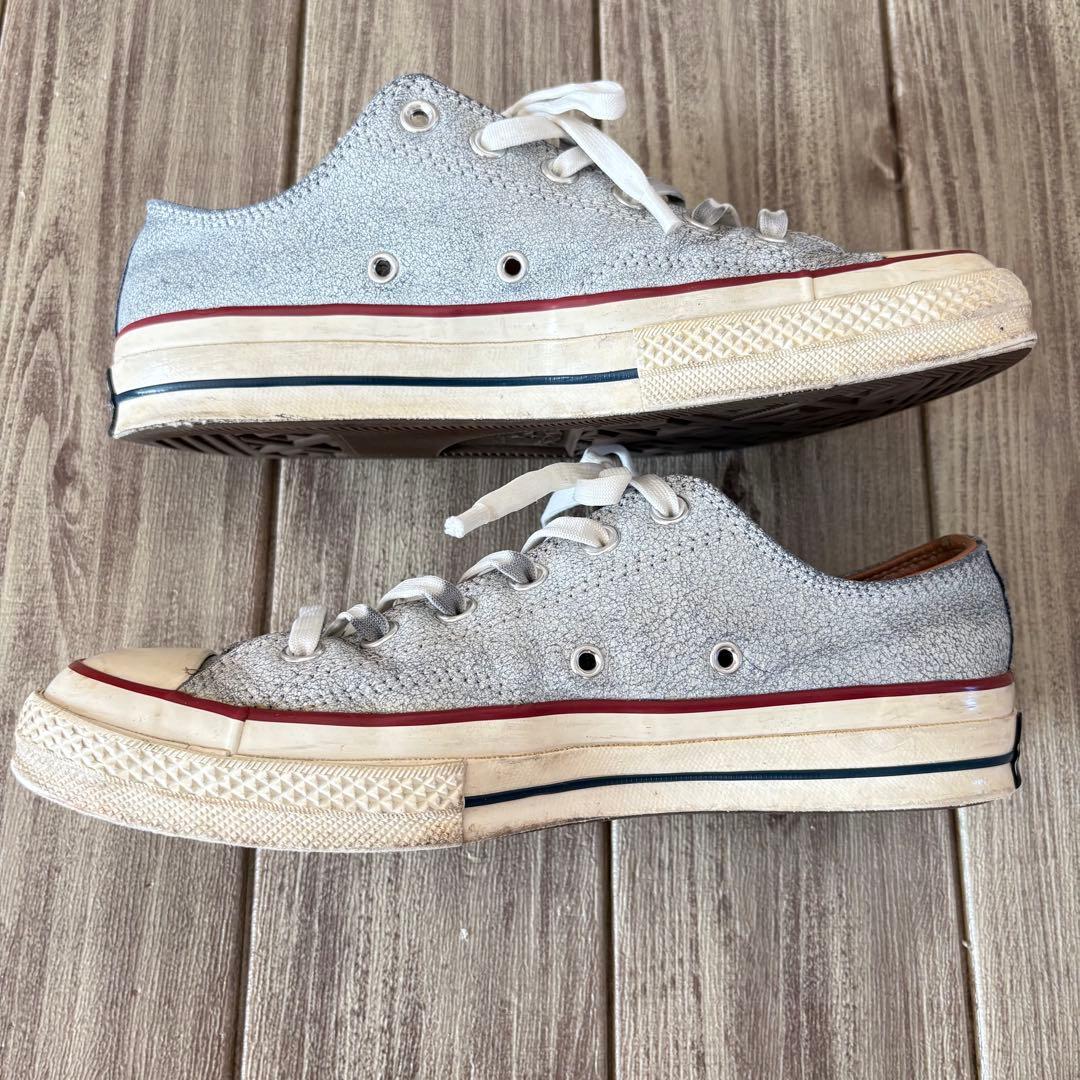 コンバース レザーチャックテイラー 26.0 クラック加工 CT70 Low