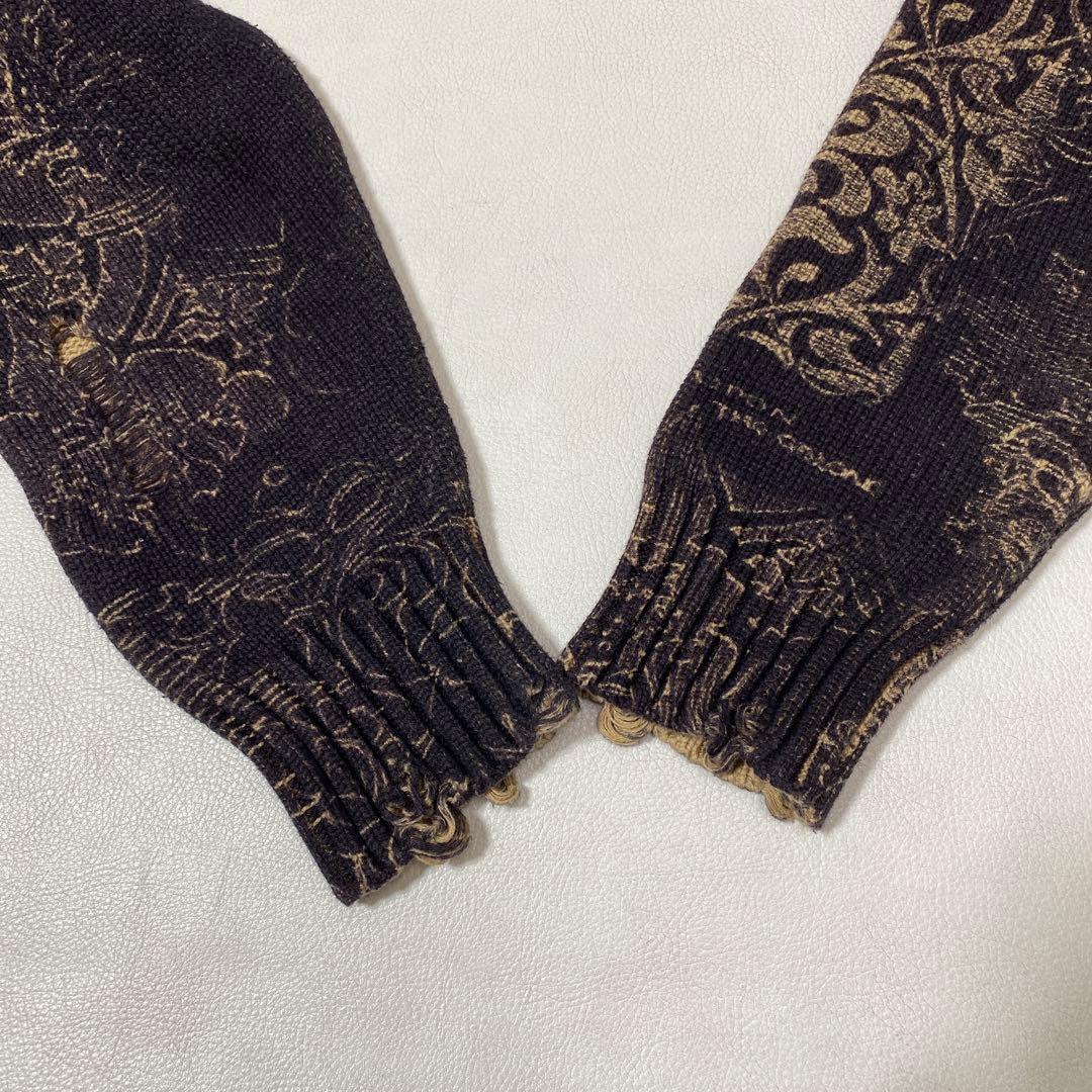 トップス UND VINTAGE LIKE HANDWRITING OVER KNIT